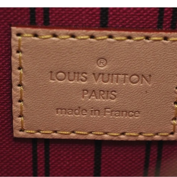 Authentic Louis Vuitton NEW neverfull PM pouch monogram pink lining - Picture 6 of 11
